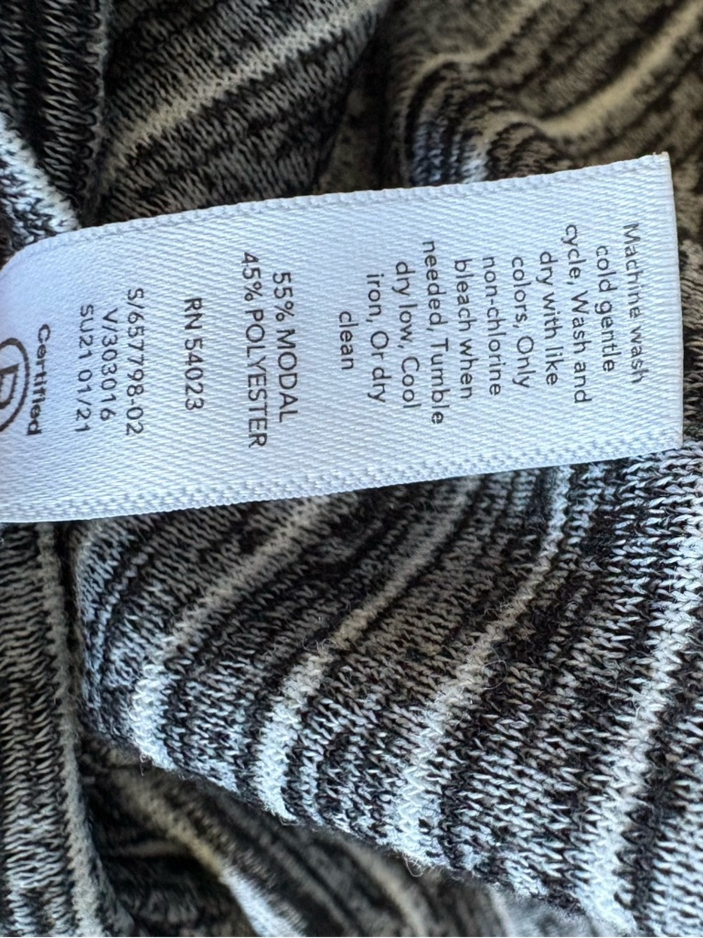 Athleta Breezy Heather Tank Gray Striped Sleeveless Tank Top sz XS Athleisure - Picture 8 of 8